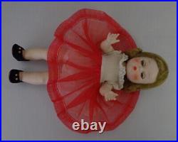 1954 MA Madame Alexander Alexanderkin Wendy SLW Walker Doll in Tagged Dress 2201
