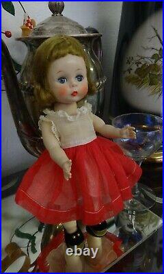 1954 MA Madame Alexander Alexanderkin Wendy SLW Walker Doll in Tagged Dress 2201