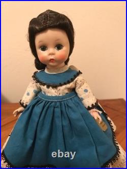 1955 Madame Alexander Kins Little Women Marme Rare Dress Tagged Box Stand