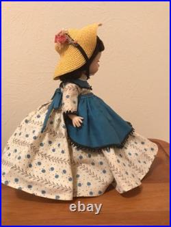 1955 Madame Alexander Kins Little Women Marme Rare Dress Tagged Box Stand