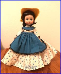 1955 Madame Alexander Kins Little Women Marme Rare Dress Tagged Box Stand