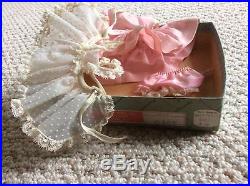 1955 Vintage 8 Madame Alexander-kin doll pink taffeta outfit in box