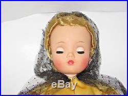 1956 Madame Alexander CISSY DOLL in GOLD THEATRE All ORIG. ONE OWNER
