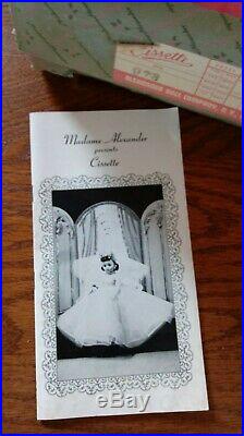 1957 Madame Alexander Presents Cissette #973 Black Velvet in Box Gorgeous