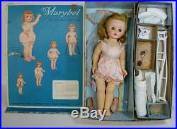 1958 Madame Alexander Doll MaryBel Doll Doll that gets well with Case & Wardrobe