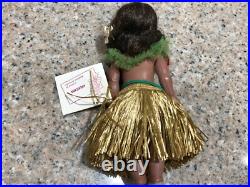 1960s ALEXANDER-KIN WENDY HIGH COLOR AMERICANA HAWAIIAN BK STRUNG DOLL BOX TAG