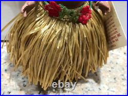 1960s ALEXANDER-KIN WENDY HIGH COLOR AMERICANA HAWAIIAN BK STRUNG DOLL BOX TAG