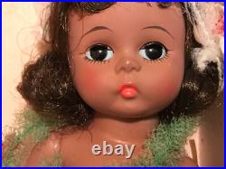 1960s ALEXANDER-KIN WENDY HIGH COLOR AMERICANA HAWAIIAN BK STRUNG DOLL BOX TAG