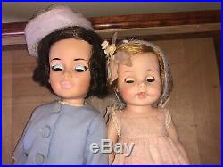 1961 Madame Alexander rare outfit 21 Inch Jacqueline Kennedy and Caroiline Doll