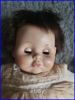 1964 Vintage Madame Alexander Doll Lively Sugar Darlin 7 Working Wind Up Music