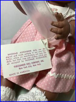 1965 VINTAGE MADAME ALEXANDER BABY ELLEN DOLL AFRICAN AMERICAN PACIFIER 13mint
