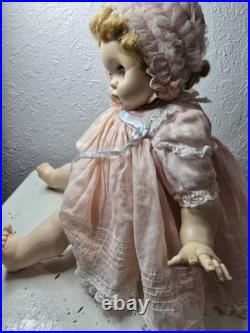 1970s Madame Alexander 19 Baby Doll Original Outfits Set Of Twin With Clothes