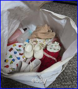 1970s Madame Alexander 19 Baby Doll Original Outfits Set Of Twin With Clothes