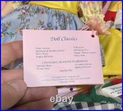 1994 Madame Alexander Seasonal Playset WINTER RAIN & SUMMER SKIES 14 Dolls NEW