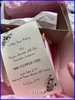 1995 MADCC Madame Alexander 10 Frances Folsom /A White House Wedding Plus More