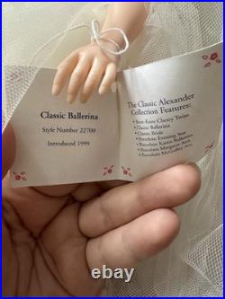 1999 Doll Of The Year Madame Alexander #22700 Classic Ballerina