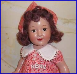 19 JANE WITHERS Madame Alexander COMPOSITION Doll 30's era Child Actress