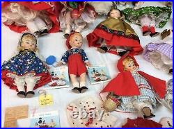 19 Madame Alexander Dolls Huge Lot Vintage From Estate Boxes Tags Stands Clothes