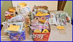 2002-2010 McDonalds Madame Alexander Wizard of Oz dolls lot 55 + Happy Meal Bags