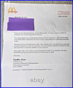 2002-2010 McDonalds Madame Alexander Wizard of Oz dolls lot 55 + Happy Meal Bags