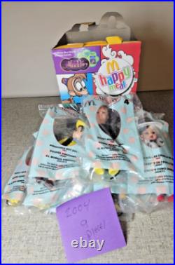 2002-2010 McDonalds Madame Alexander Wizard of Oz dolls lot 55 + Happy Meal Bags