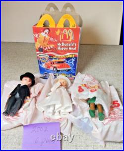 2002-2010 McDonalds Madame Alexander Wizard of Oz dolls lot 55 + Happy Meal Bags