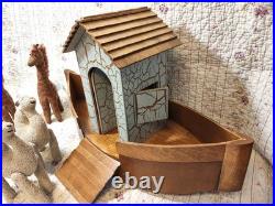 2002 Madame Alexander 8 Noah's Ark 33155 set Noah, Giraffes, Zebras, Camels