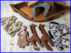 2002 Madame Alexander 8 Noah's Ark 33155 set Noah, Giraffes, Zebras, Camels