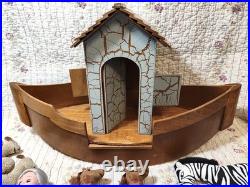 2002 Madame Alexander 8 Noah's Ark 33155 set Noah, Giraffes, Zebras, Camels