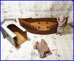 2002 Madame Alexander 8 Noah's Ark 33155 set Noah, Giraffes, Zebras, Camels