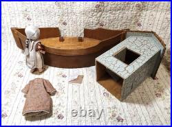 2002 Madame Alexander 8 Noah's Ark 33155 set Noah, Giraffes, Zebras, Camels