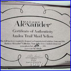2004 Madame Alexander 35627 Azalea Trail Maid YELLOW Dress Limited Edition #273