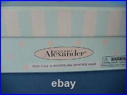 2004 Madame Alexander ALICE IN WONDERLAND Wendykin Wood Doll #33545 LE 750