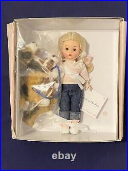 2006 Madame Alexander 8 Doll Walk in the Park Doll with3 Puppies 42195-MIB