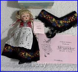 2008 Madame Alexander International Collection Norway Doll 48125 Retired