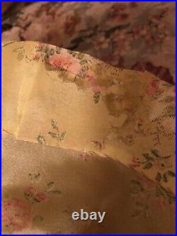 20 Cissy Madame Alexander Doll Yellow Taffeta Floral Dress 1957