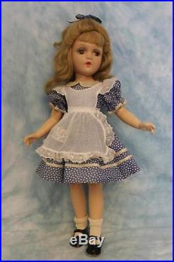20 Madame Alexander Composition 1940's Alice in Wonderland Doll Original TAGs