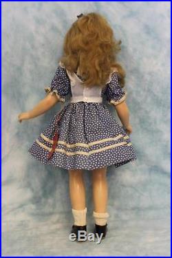 20 Madame Alexander Composition 1940's Alice in Wonderland Doll Original TAGs