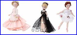 20% Off 3 Madame Alexander Mystery Dolls Champs, Ballerina, Lady+Stands NEW NRFB