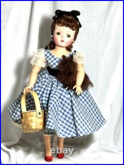 20 Vintage 1955 Brunette Cissy in HTF Dorothy Dress withToto & Extras
