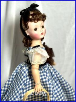 20 Vintage 1955 Brunette Cissy in HTF Dorothy Dress withToto & Extras