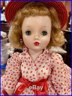 20 Vintage 50's Madame Alexander Cissy Doll withFactory 1956 Red Polkadot Dress