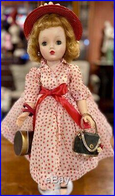 20 Vintage 50's Madame Alexander Cissy Doll withFactory 1956 Red Polkadot Dress