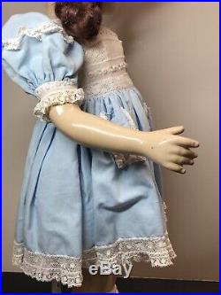 21 Antique Vintage Madame Alexander Margaret OBrien Brunette Original Dress #F