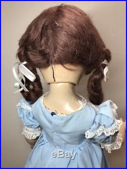 21 Antique Vintage Madame Alexander Margaret OBrien Brunette Original Dress #F
