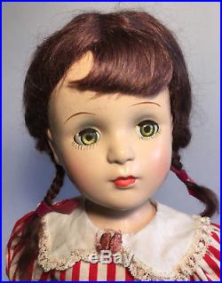 21 Margaret O Brien Madame Alexander COMPOsition doll ORIG dress ++