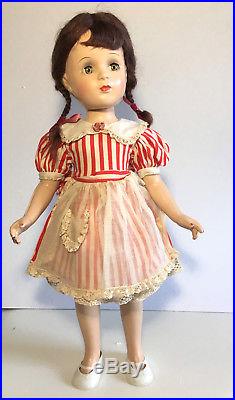 21 Margaret O Brien Madame Alexander COMPOsition doll ORIG dress ++