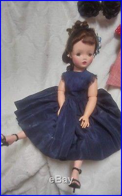 21 Vintage 1950s Madame Alexander Cissy doll in Tagged Cissy Dress