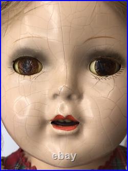 24 Antique Vintage Madame Alexander Mcguffey Anna All Original Compo Doll #ME