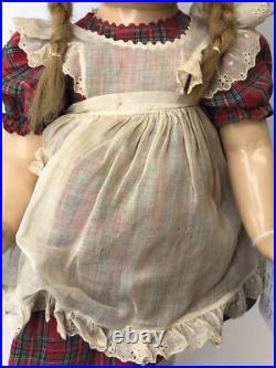 24 Antique Vintage Madame Alexander Mcguffey Anna All Original Compo Doll #ME
